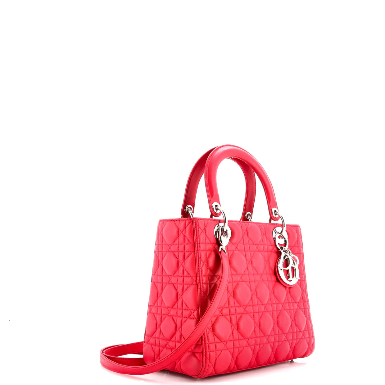 Lady Dior Bag Cannage Quilt Lambskin Medium - Deep Luxury