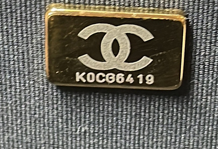 Oval Logo Chain Round Crossbody Bag Quilted Lambskin - Deep Luxury