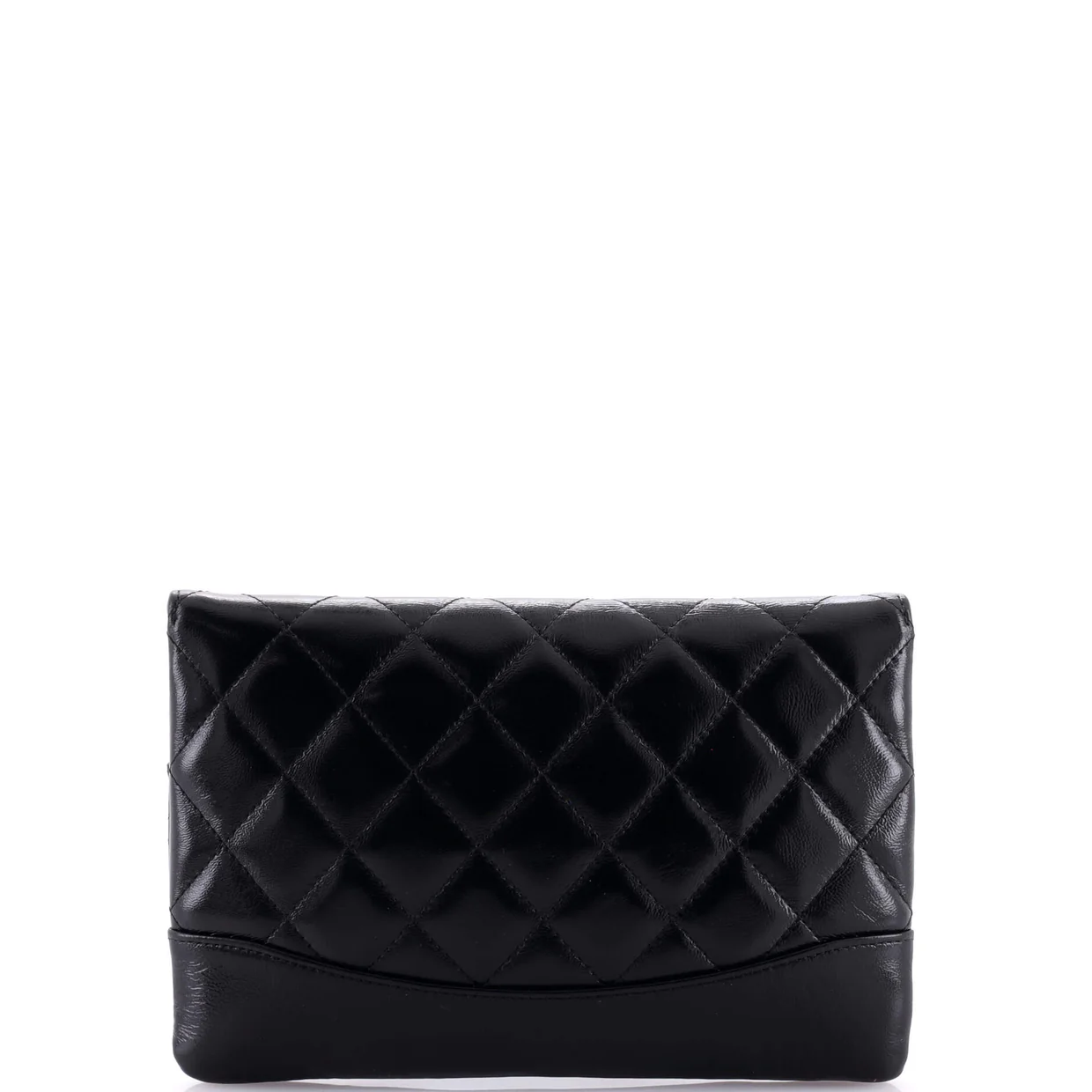 31 Wallet on Chain Quilted Shiny Lambskin - Deep Luxury