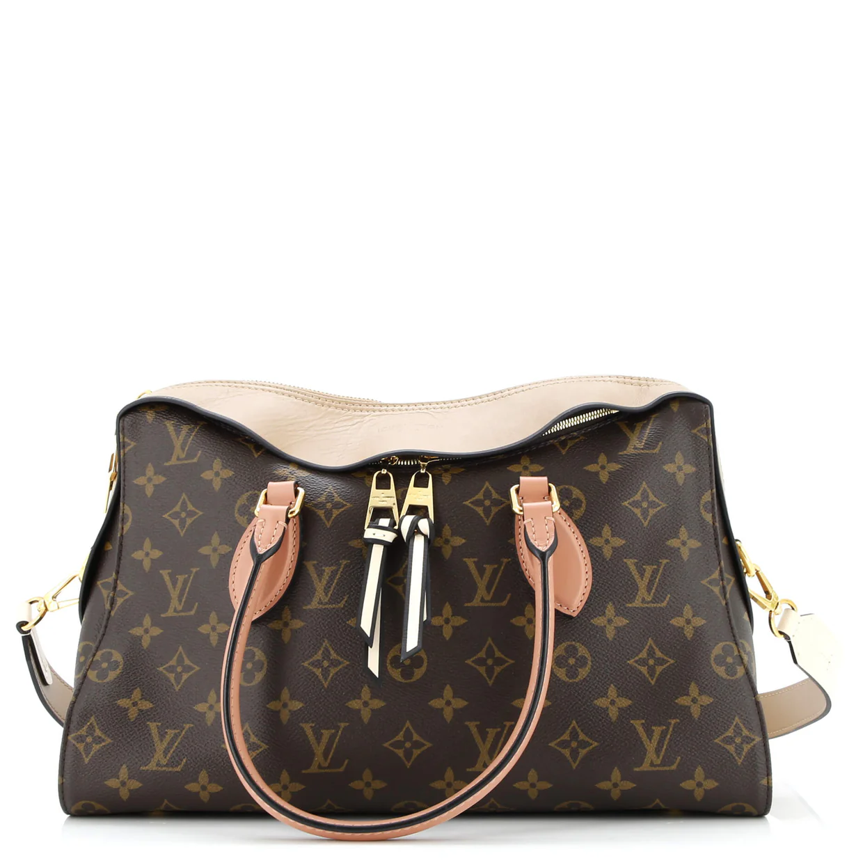 Tuileries Handbag Monogram Canvas with Leather - Deep Luxury