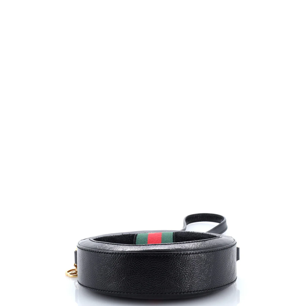 Ophidia Round Shoulder Bag Suede Mini - Deep Luxury