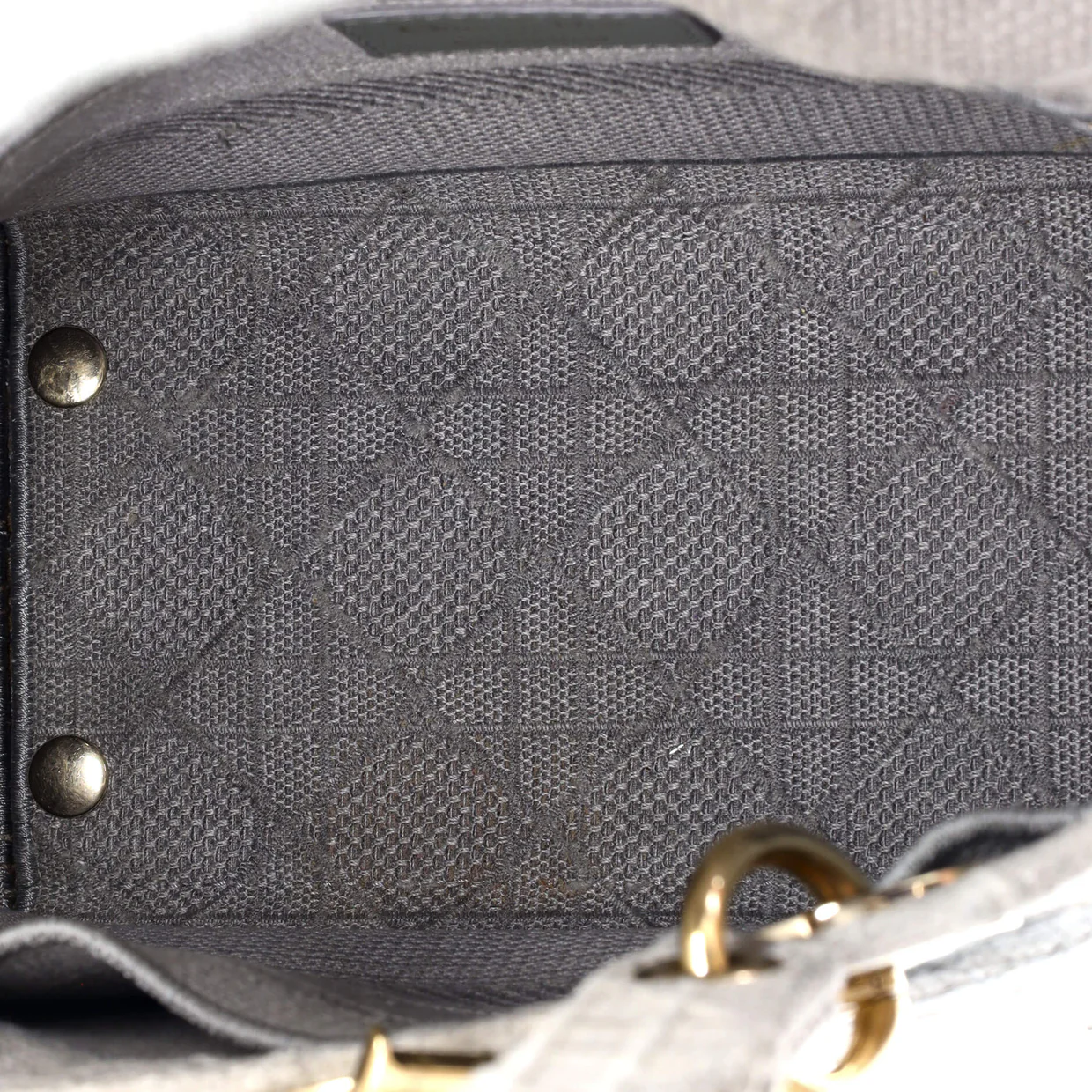 Lady D-Lite Bag Cannage Embroidered Canvas Medium - Deep Luxury