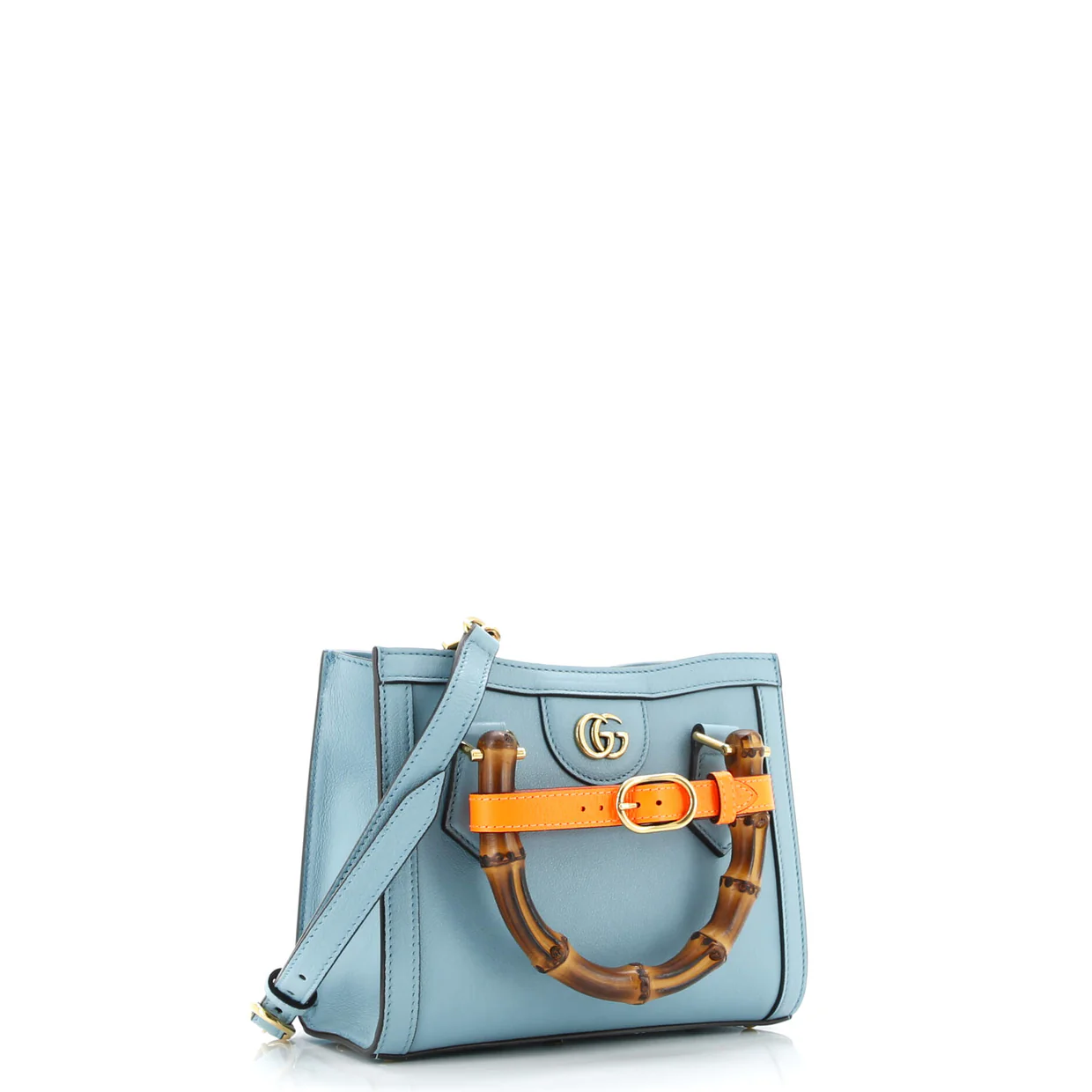 Diana NM Bamboo Handle Tote Leather Mini - Deep Luxury