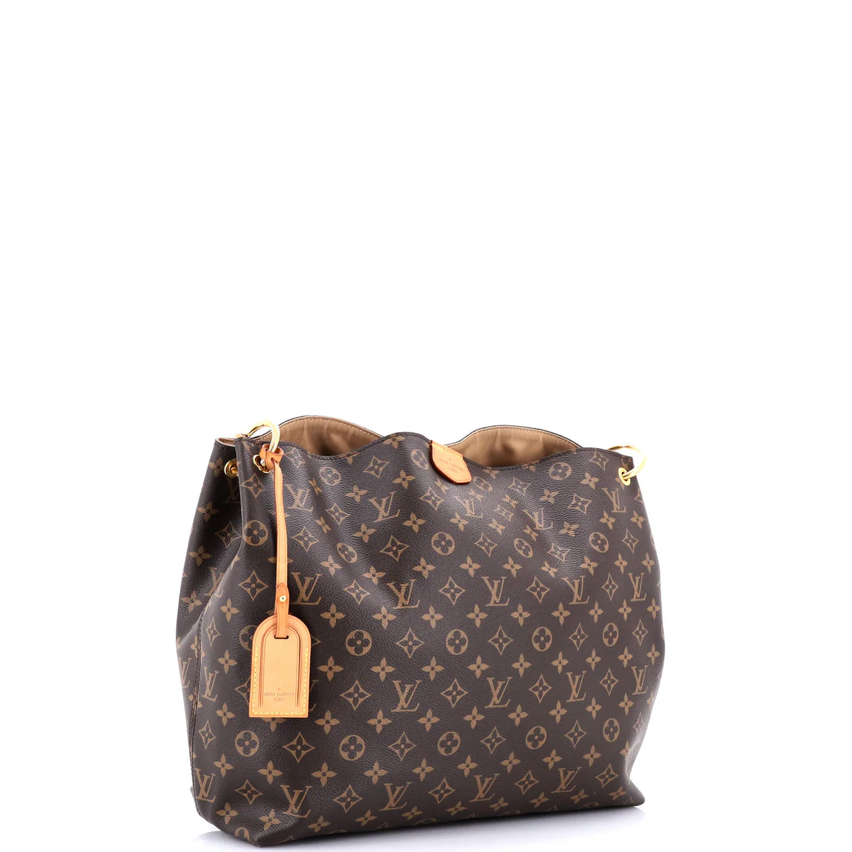 Graceful Handbag Monogram Canvas MM - Deep Luxury