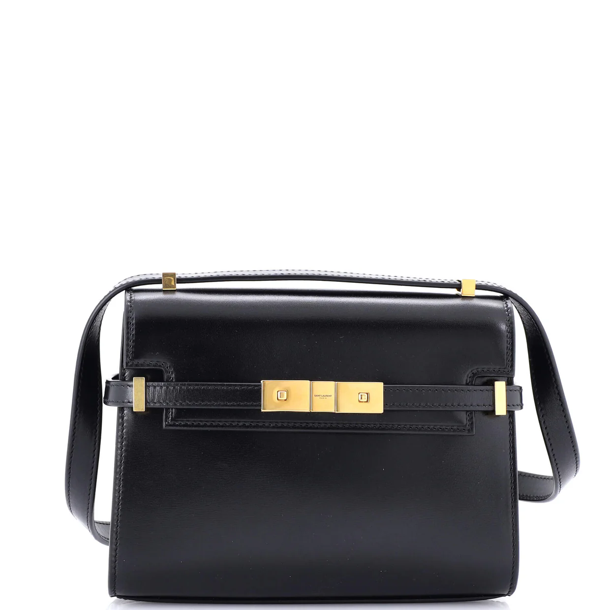 Manhattan Shoulder Bag Leather Mini - Deep Luxury