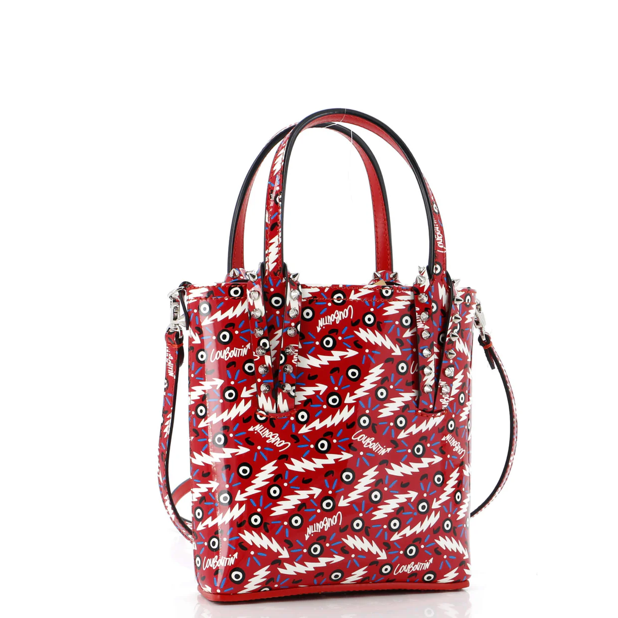 Cabata Tote Printed Patent Mini - Deep Luxury