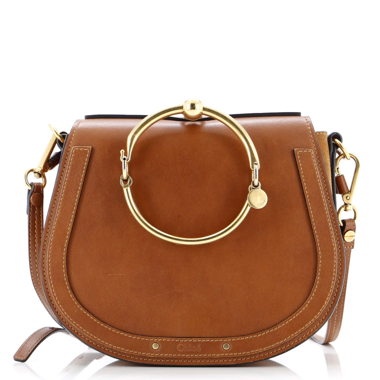 Nile Crossbody Bag Leather Medium - Deep Luxury