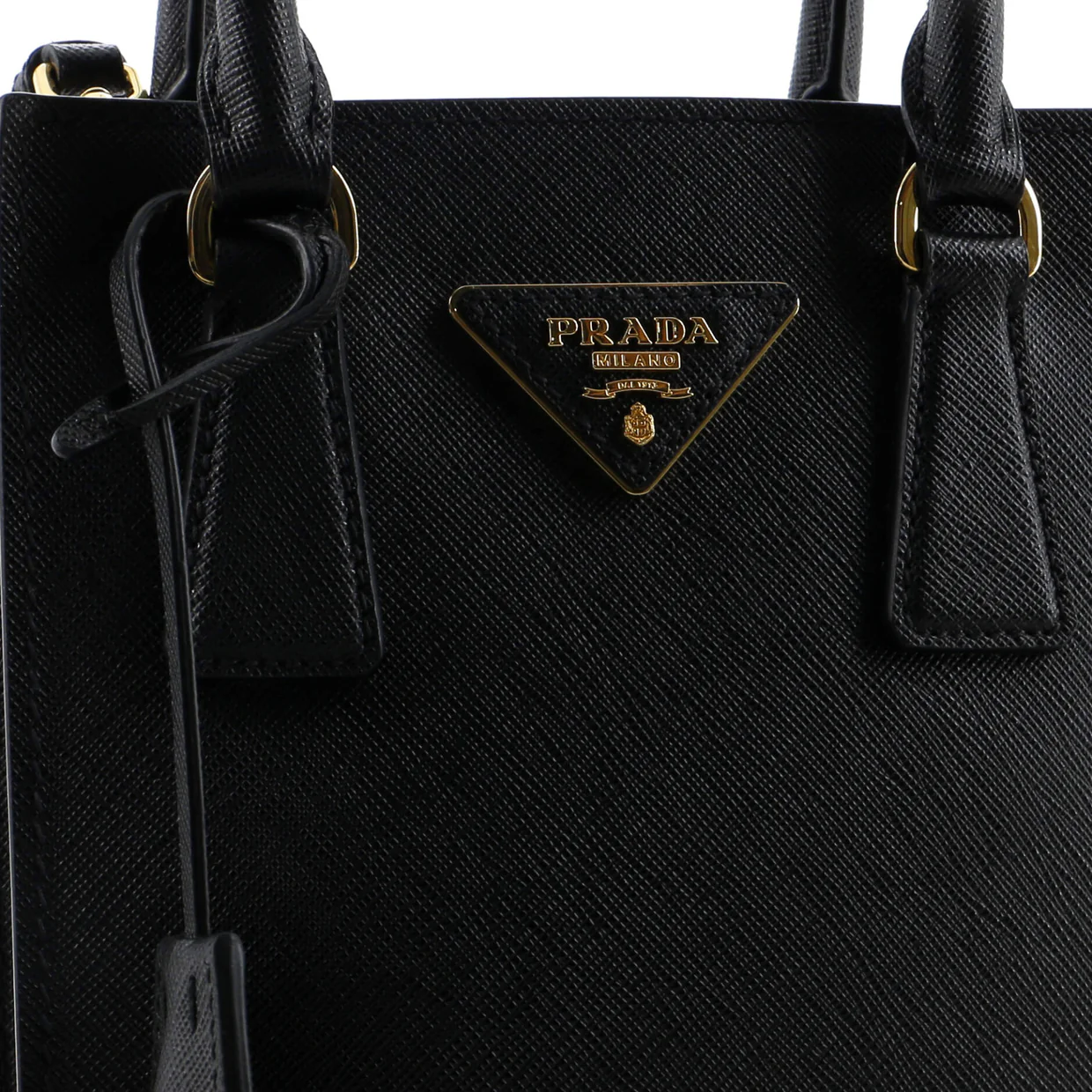 Convertible Open Tote Saffiano Leather Mini - Deep Luxury