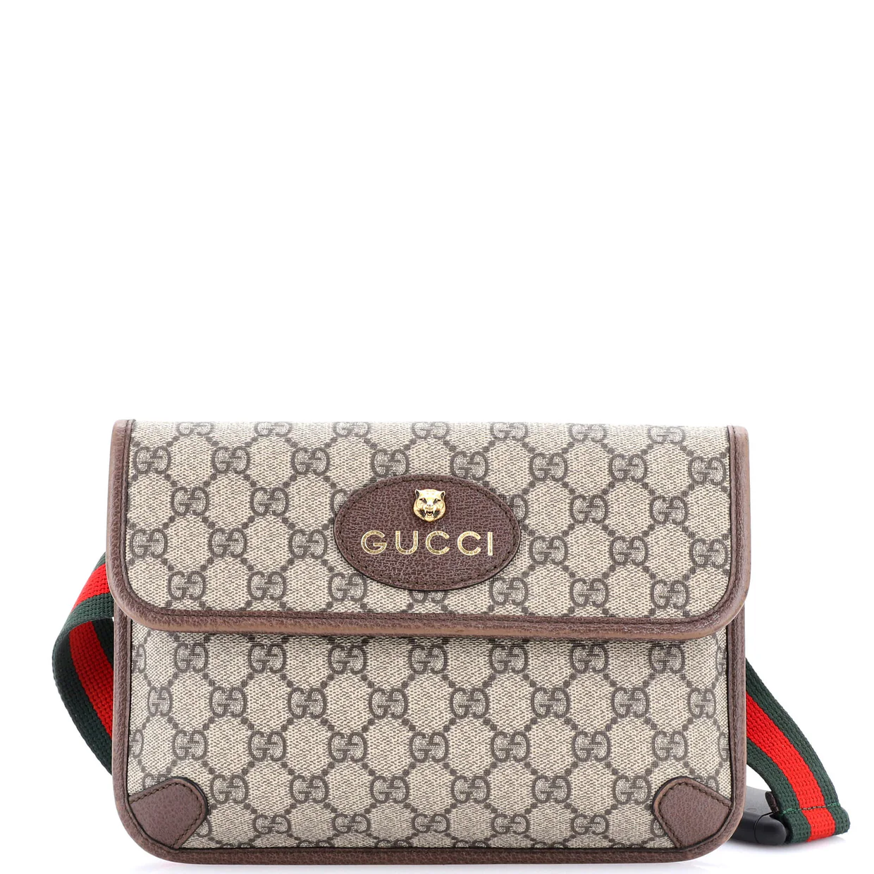 Neo Vintage Flap Belt Bag GG Coated Canvas - Deep Luxury