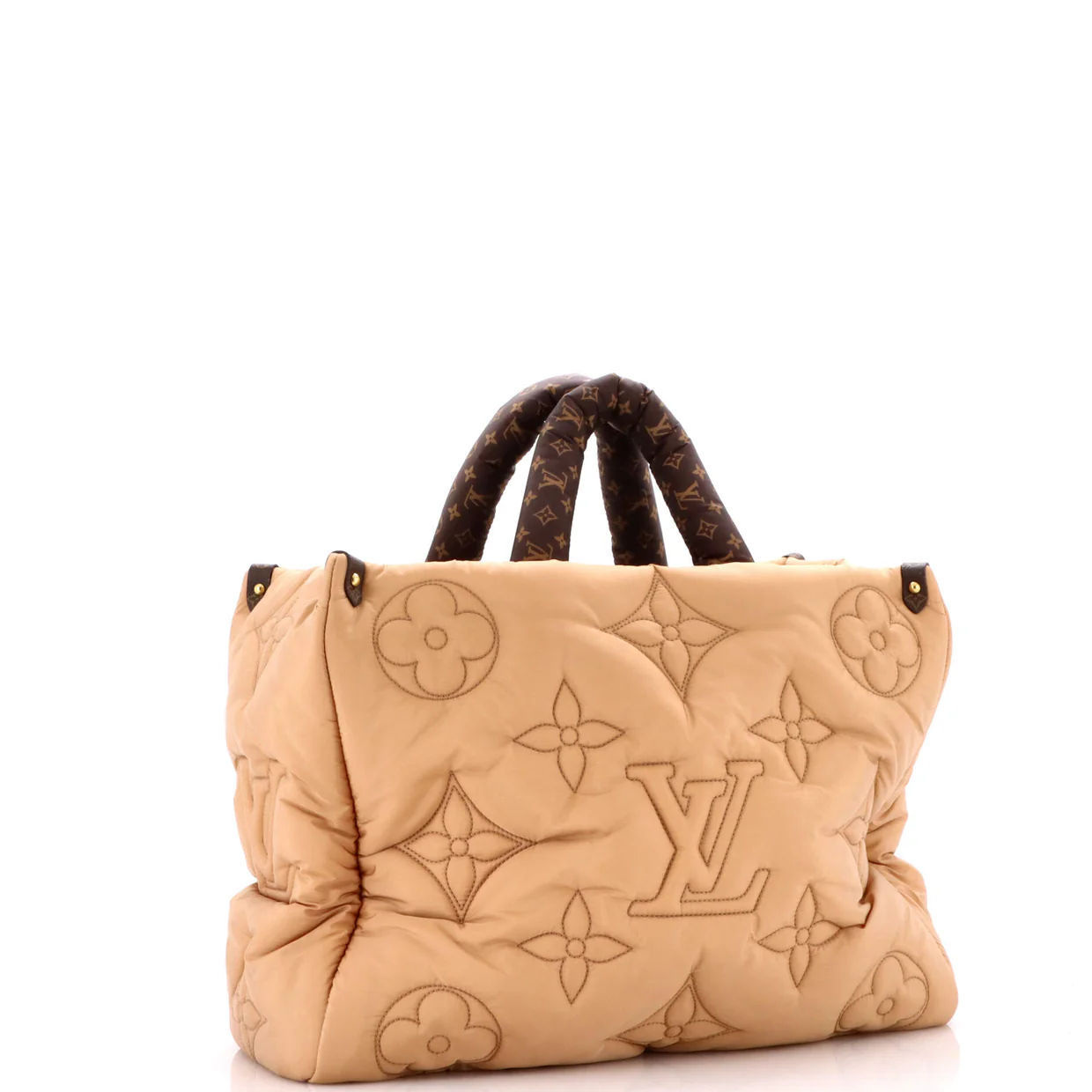 Pillow OnTheGo Tote Monogram Quilted Econyl Nylon GM - Deep Luxury