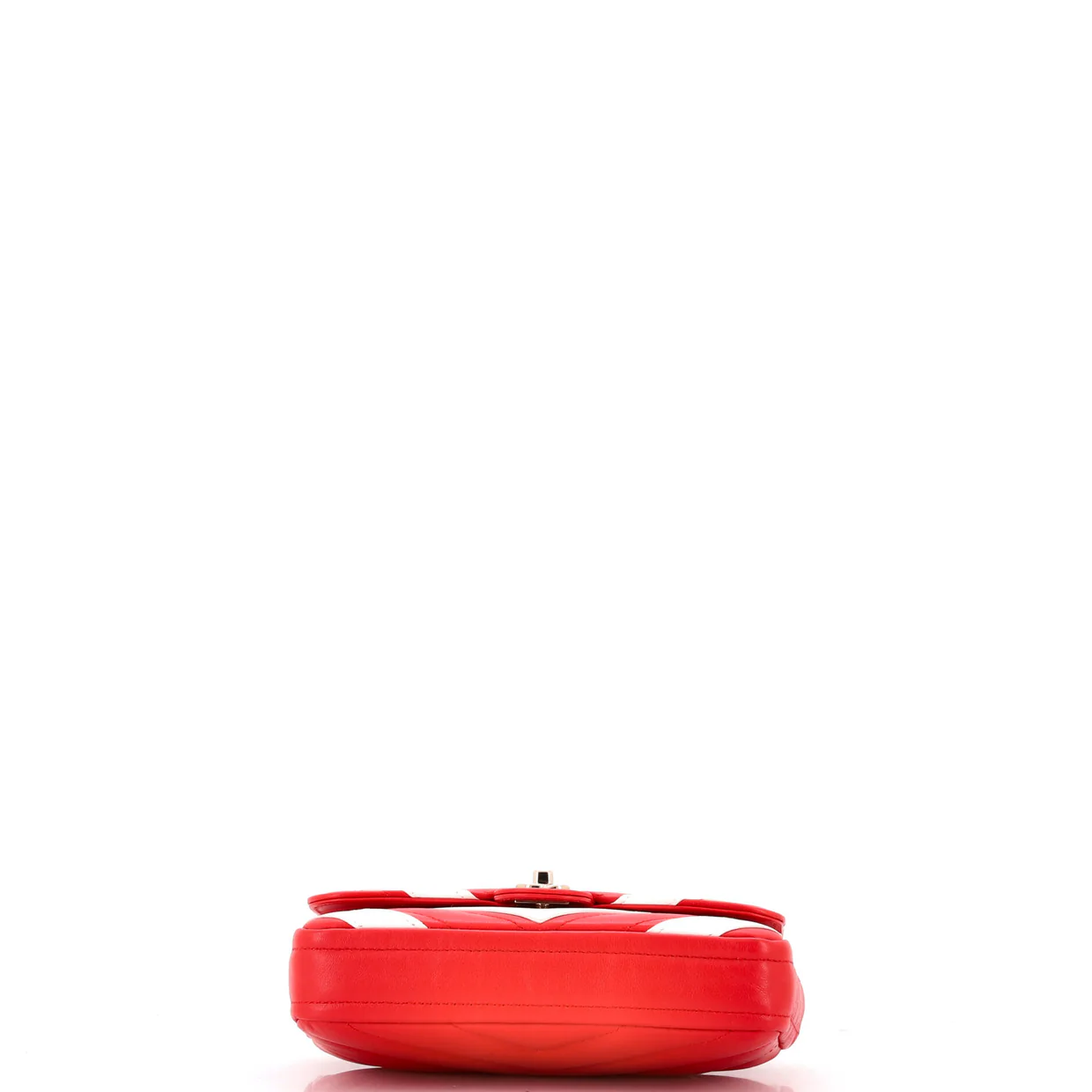 CC Chain Flap Bag Chevron Stitched Calfskin Mini - Deep Luxury