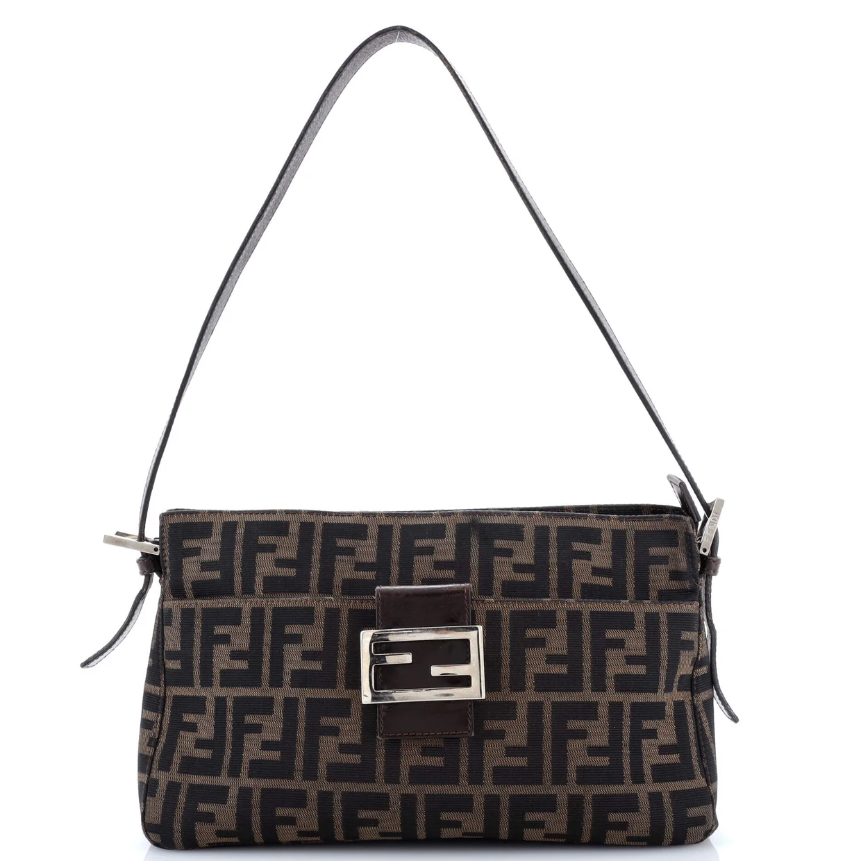 Vintage Pocket Shoulder Bag Zucca Canvas Small - Deep Luxury