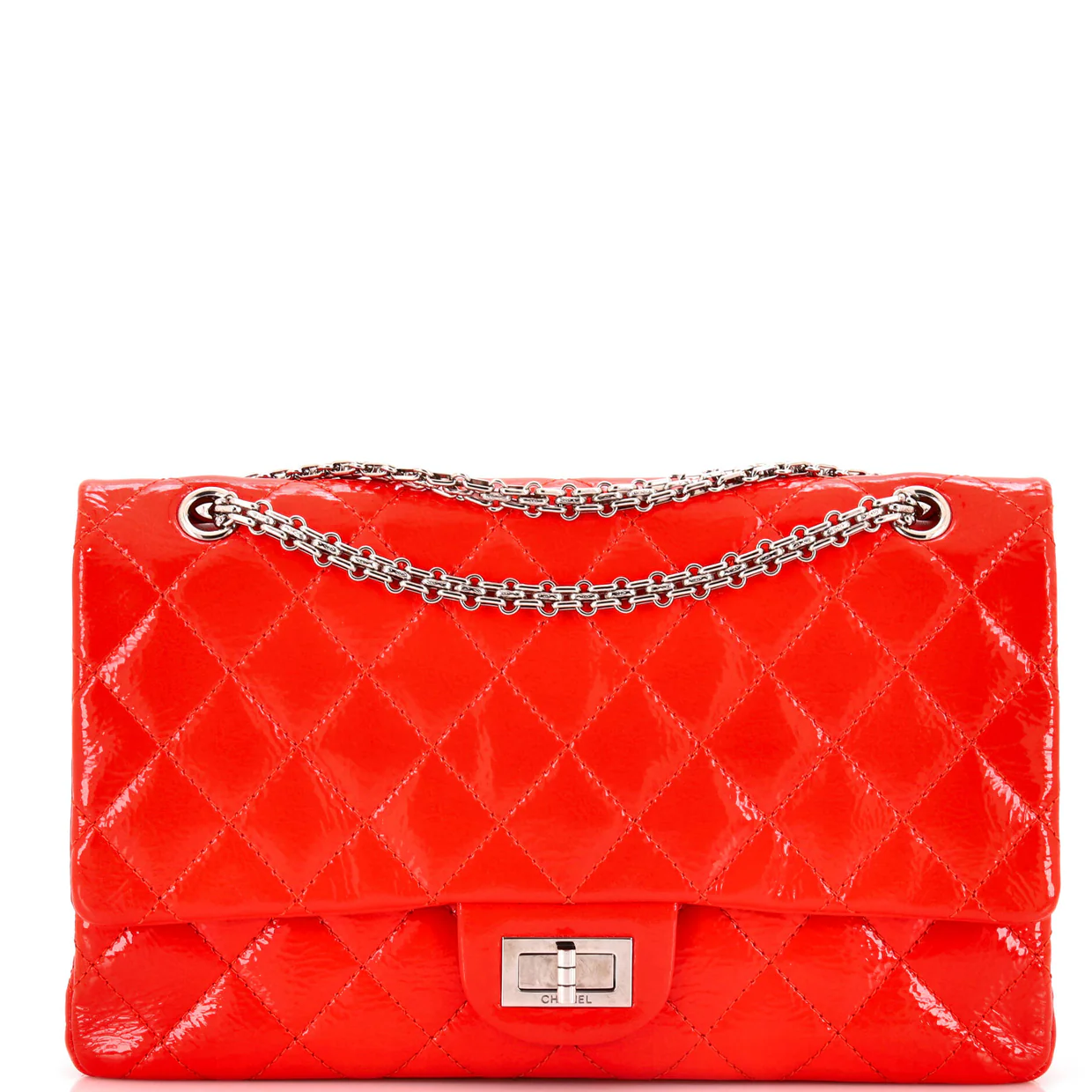 Reissue 2.55 Flap Bag Quilted Crinkled Patent 227 - Deep Luxury