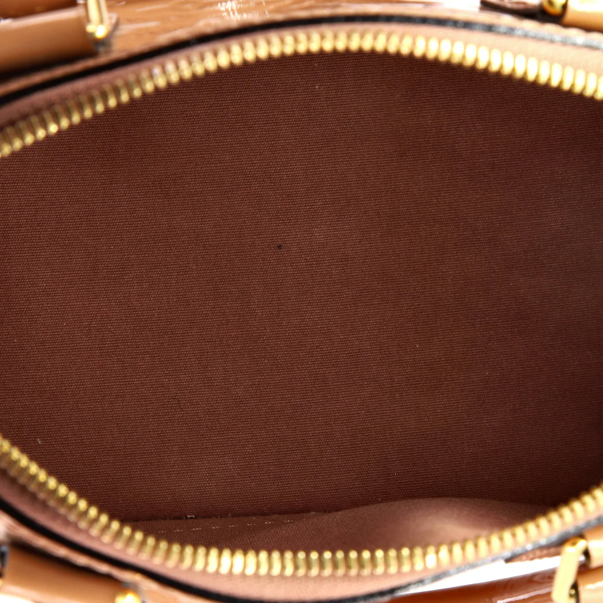 Alma Handbag Monogram Vernis BB - Deep Luxury