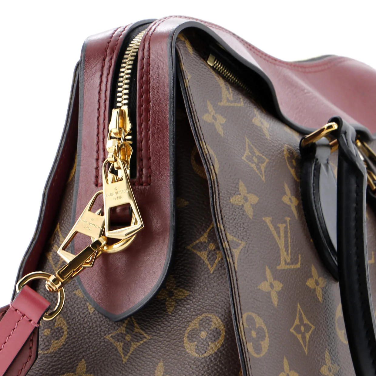 Tuileries Handbag Monogram Canvas with Leather - Deep Luxury