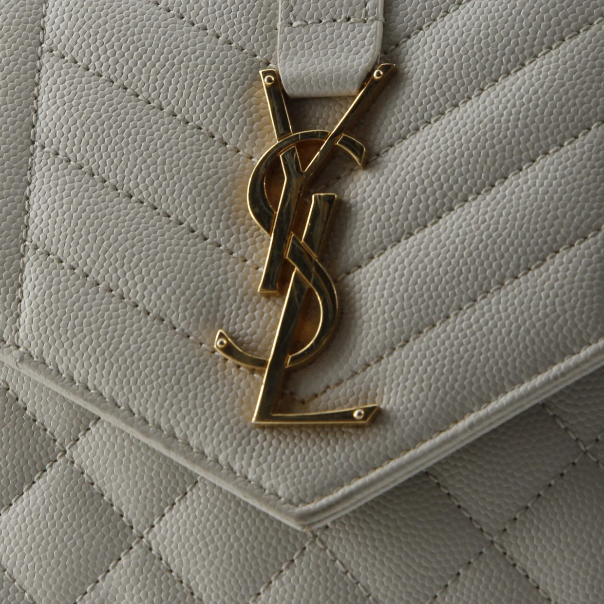 Classic Monogram Chain Wallet Mixed Matelasse Leather Medium - Deep Luxury