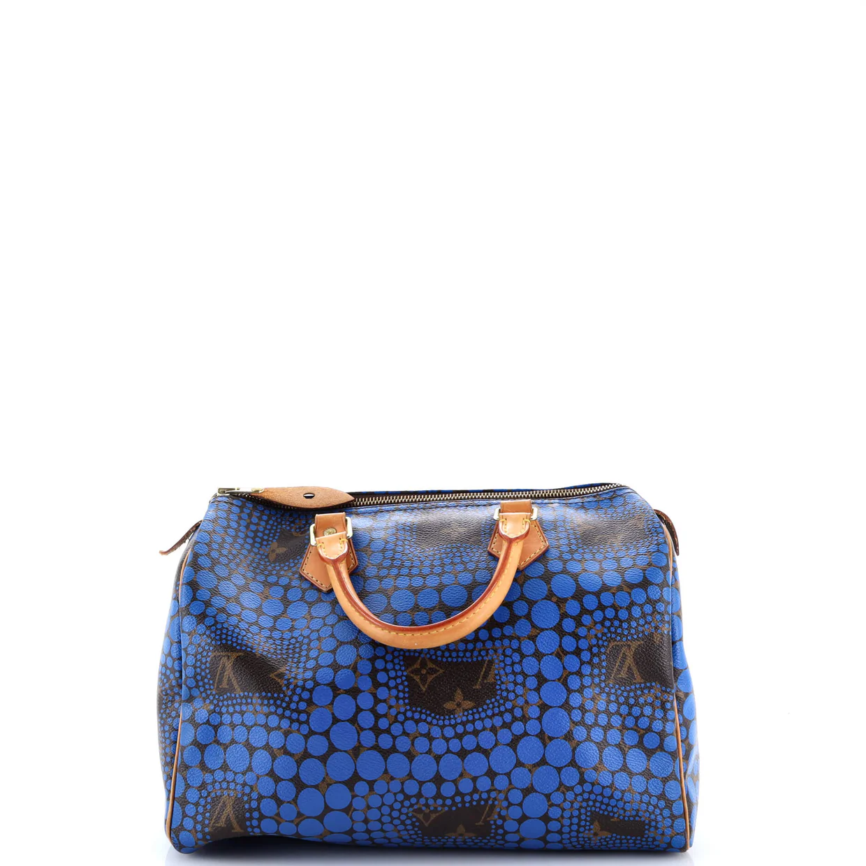 Speedy Handbag Limited Edition Kusama Town Monogram Canvas 30 - Deep Luxury