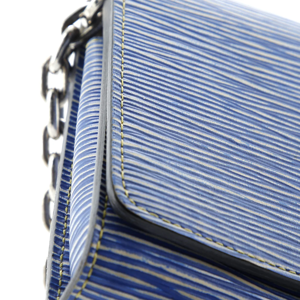 Twist Chain Wallet Epi Leather - Deep Luxury