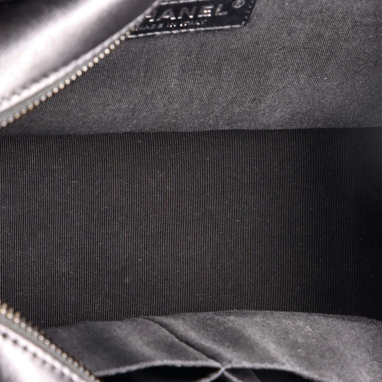 So Black Gabrielle Hobo Chevron Aged Calfskin Medium - Deep Luxury