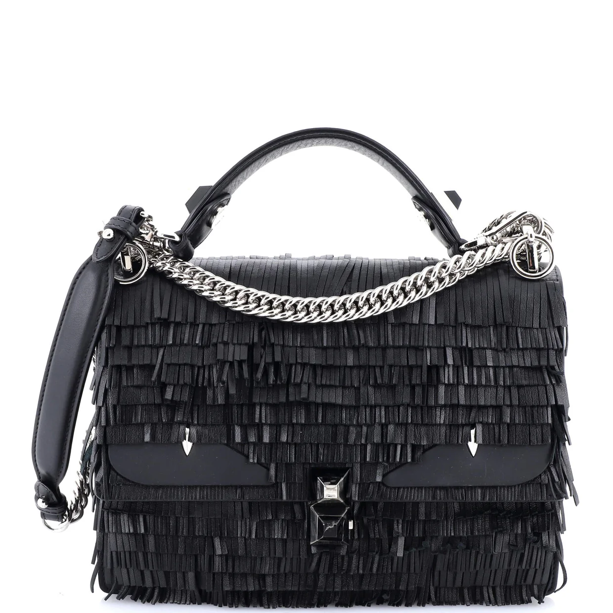 Monster Kan I Bag Fringe Leather Medium - Deep Luxury