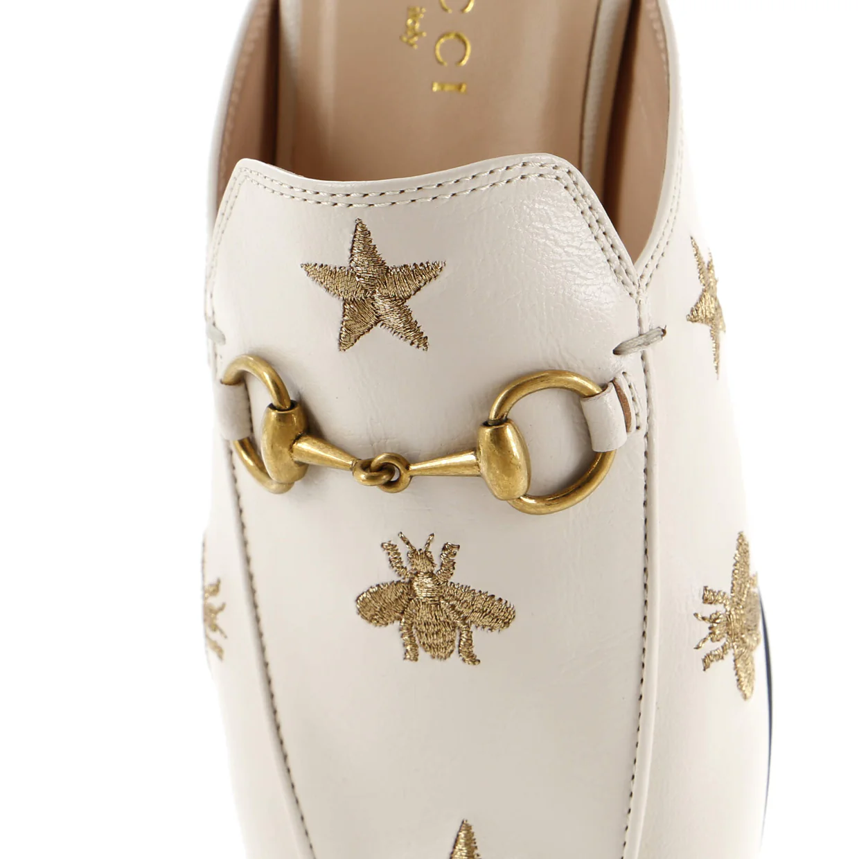 Women's Princetown Mules Embroidered Leather - Deep Luxury