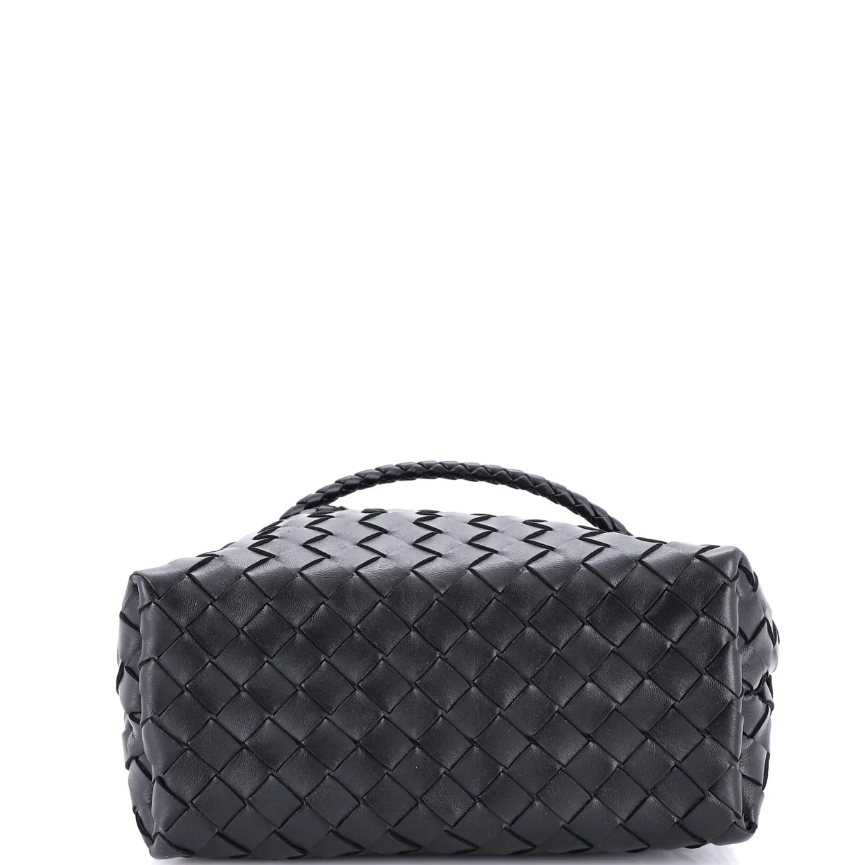 Andiamo Top Handle Bag Intrecciato Nappa Small - Deep Luxury