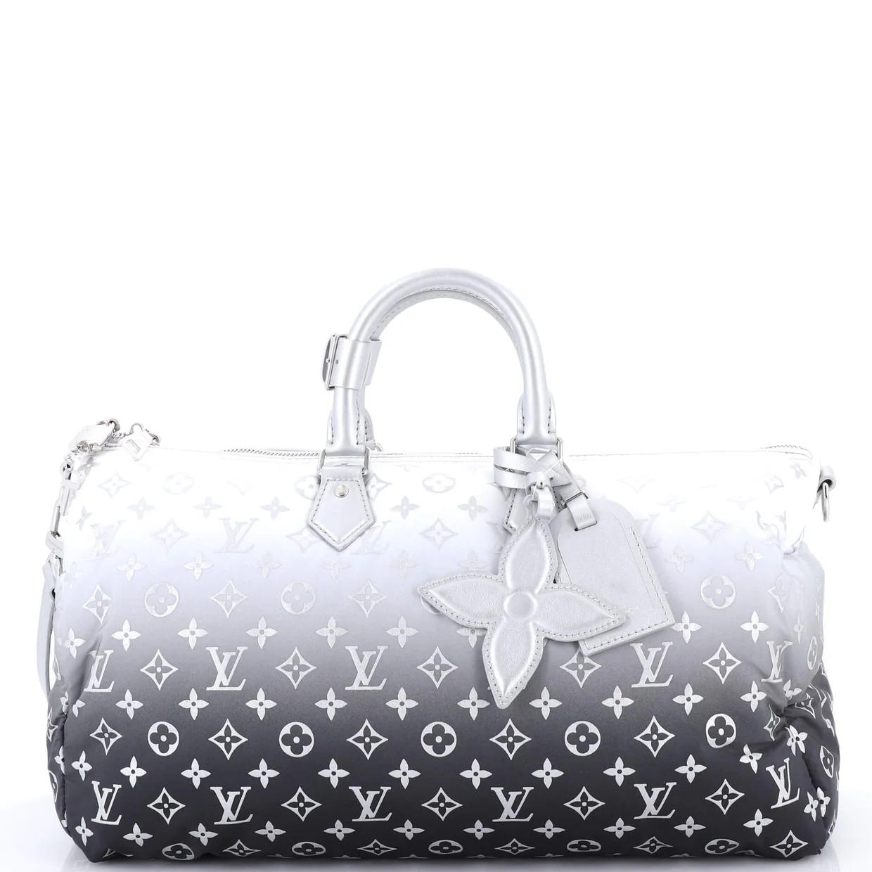 Keepall Bandouliere Bag LV Ski Gradient Monogram Nylon 45 - Deep Luxury