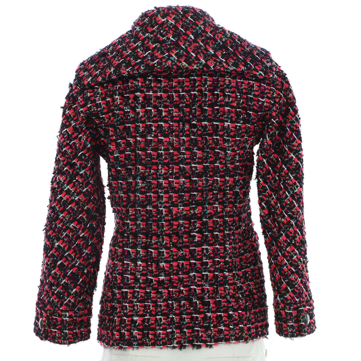 Women’s Collared Zip Jacket Tweed - Deep Luxury
