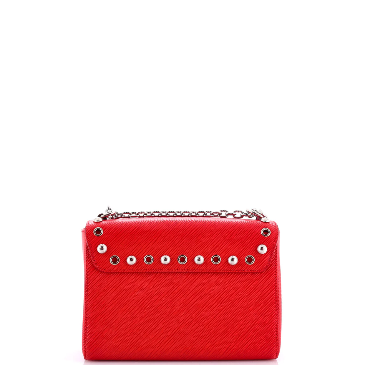 Twist Handbag Studded Epi Leather MM - Deep Luxury