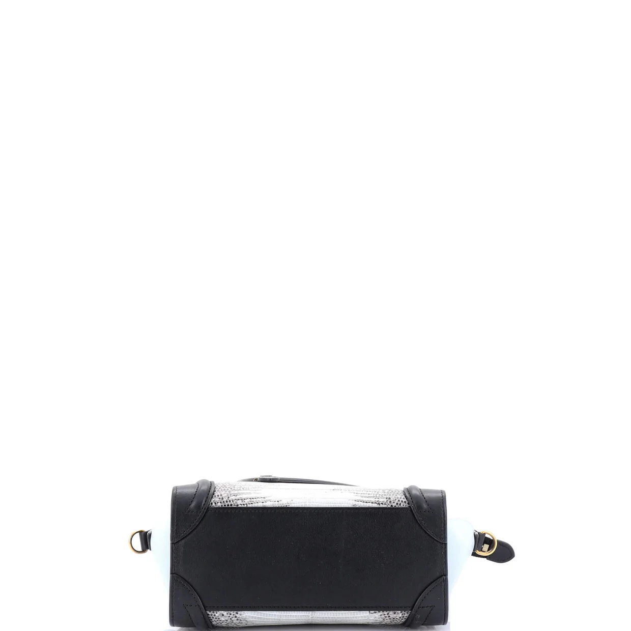 Luggage Bag Lizard and Leather Nano - Deep Luxury