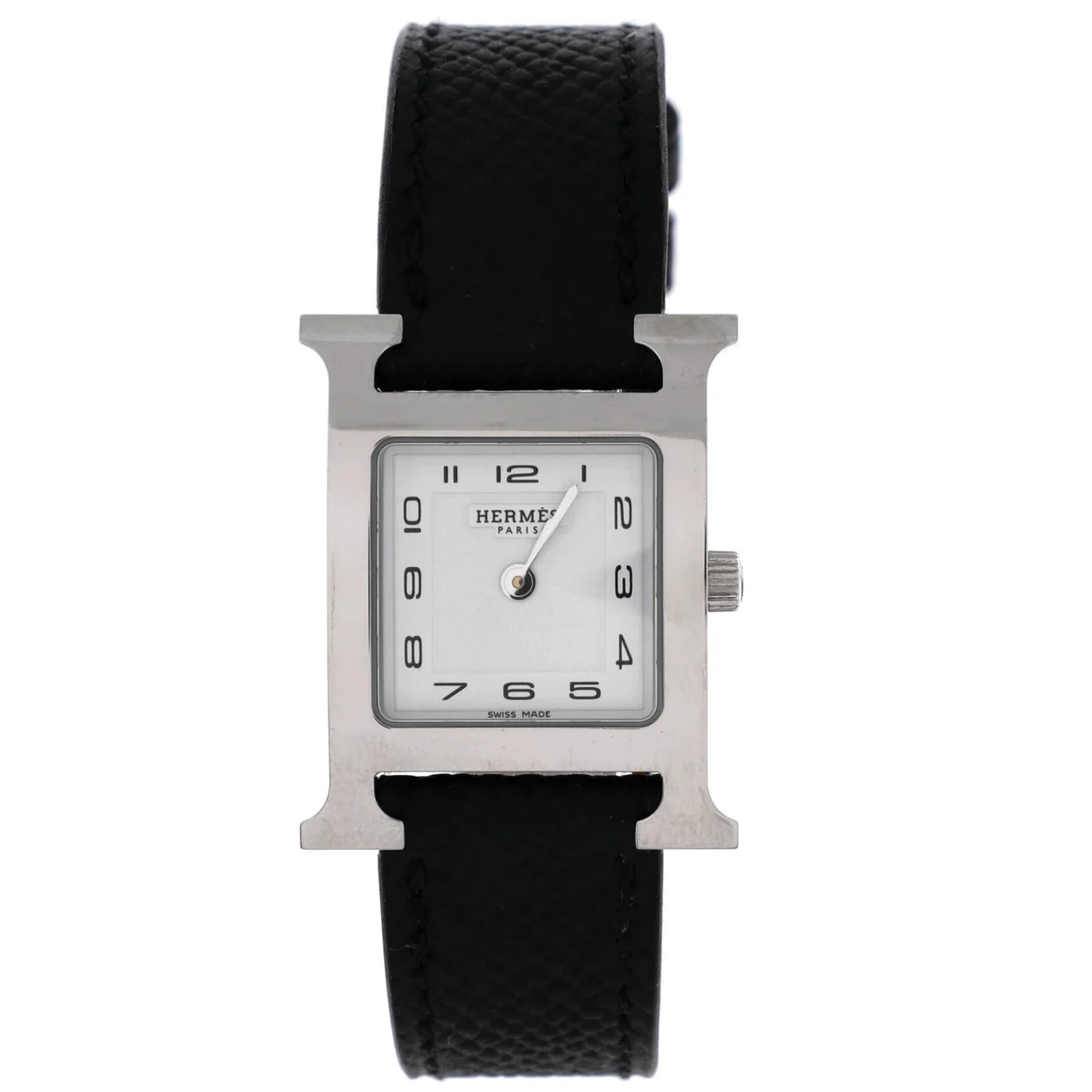 Heure H Quartz Watch Plated Metal and Leather 21 - Deep Luxury