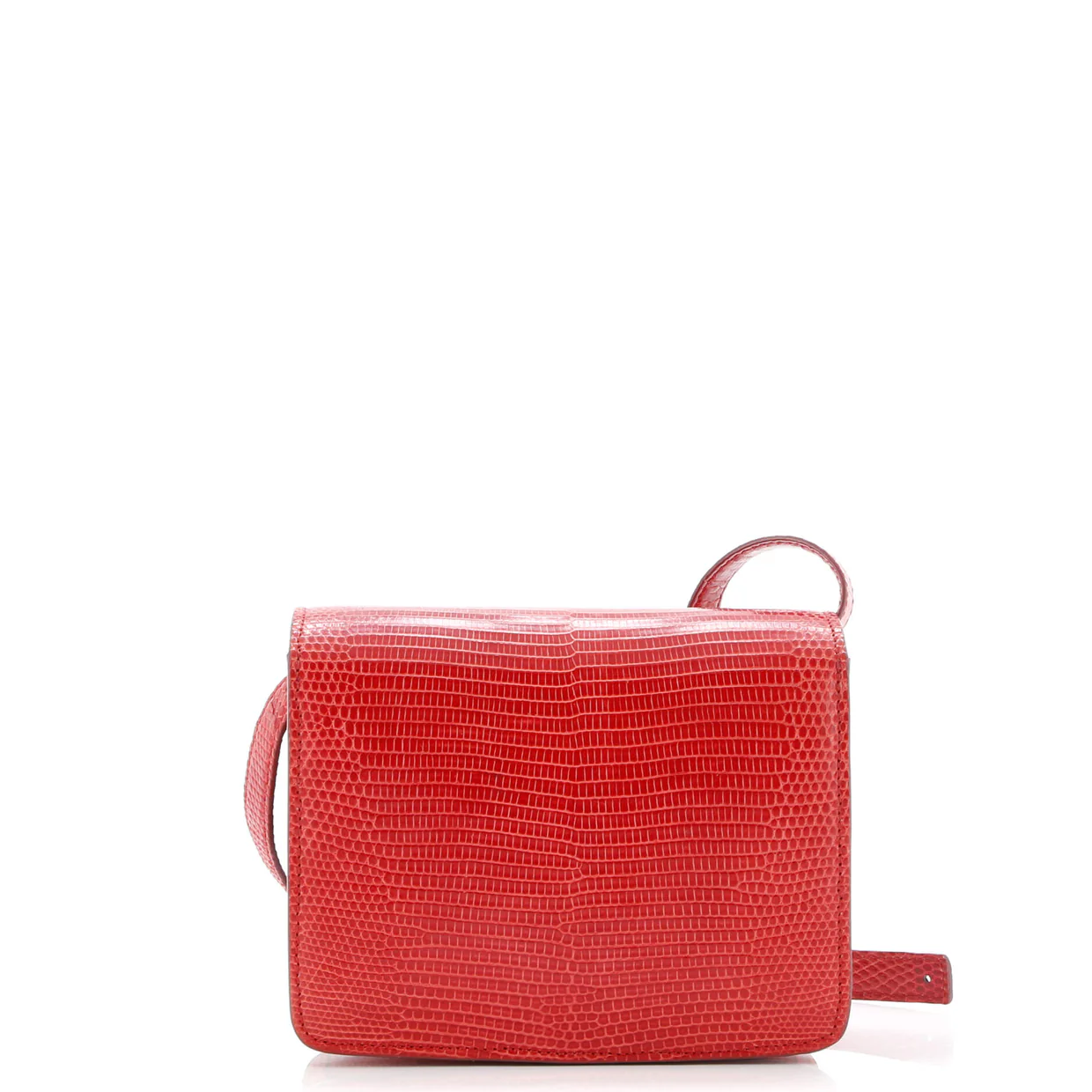 Classic Box Bag Lizard Small - Deep Luxury