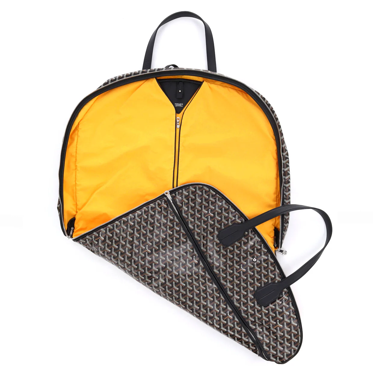 Mayfair Garment Bag Coated Canvas - Deep Luxury
