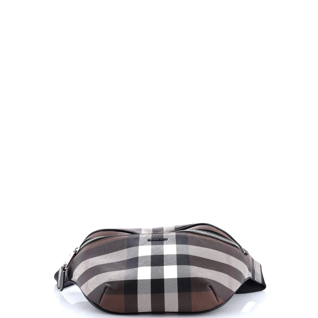 Cason Bum Bag Check E-Canvas Medium - Deep Luxury