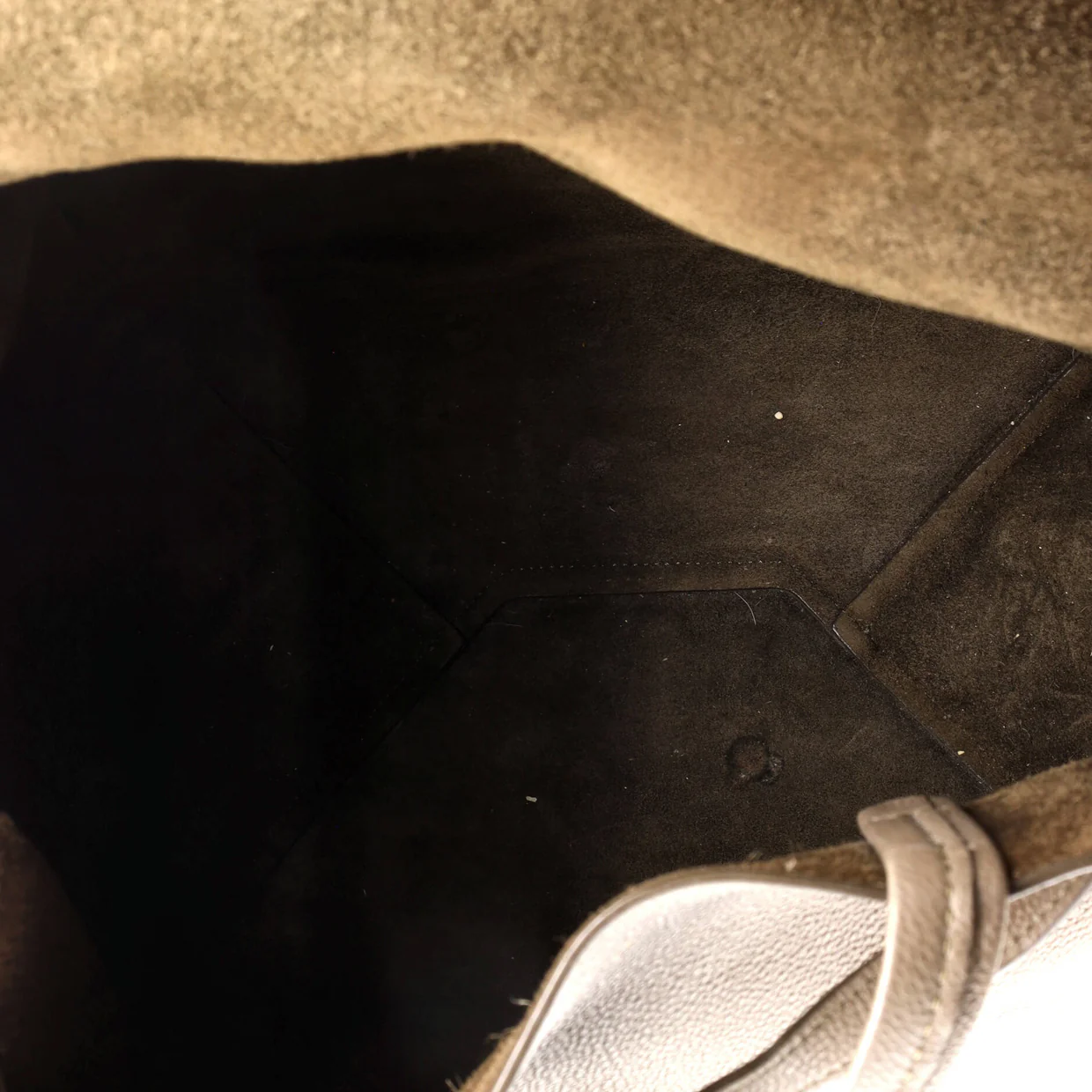 Phantom Tie Cabas Tote Leather Small - Deep Luxury