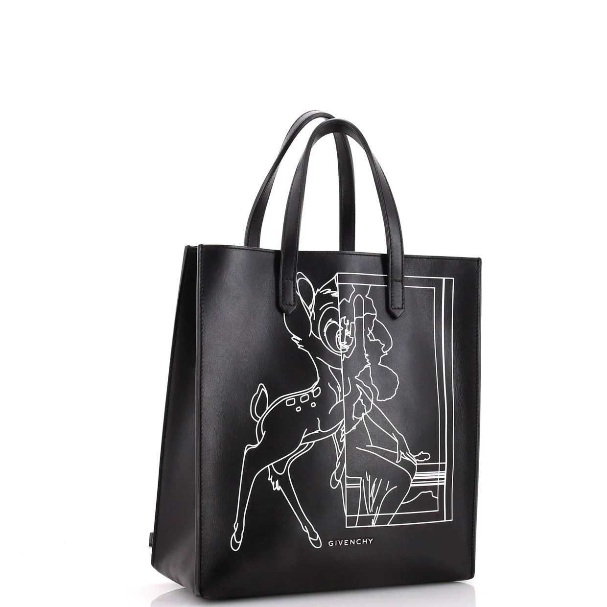 Stargate Shopper Tote Printed Leather Small - Deep Luxury