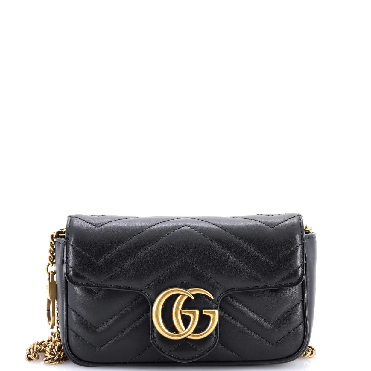 GG Marmont Flap Bag Matelasse Leather Super Mini - Deep Luxury