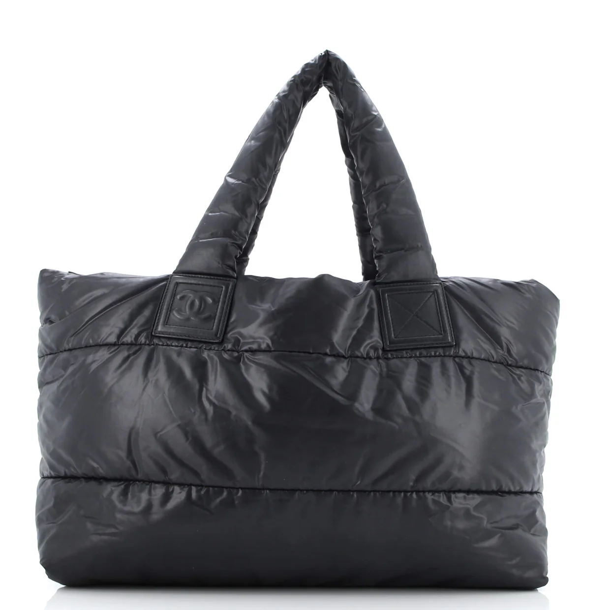 Coco Cocoon Reversible Tote Quilted Nylon Medium - Deep Luxury