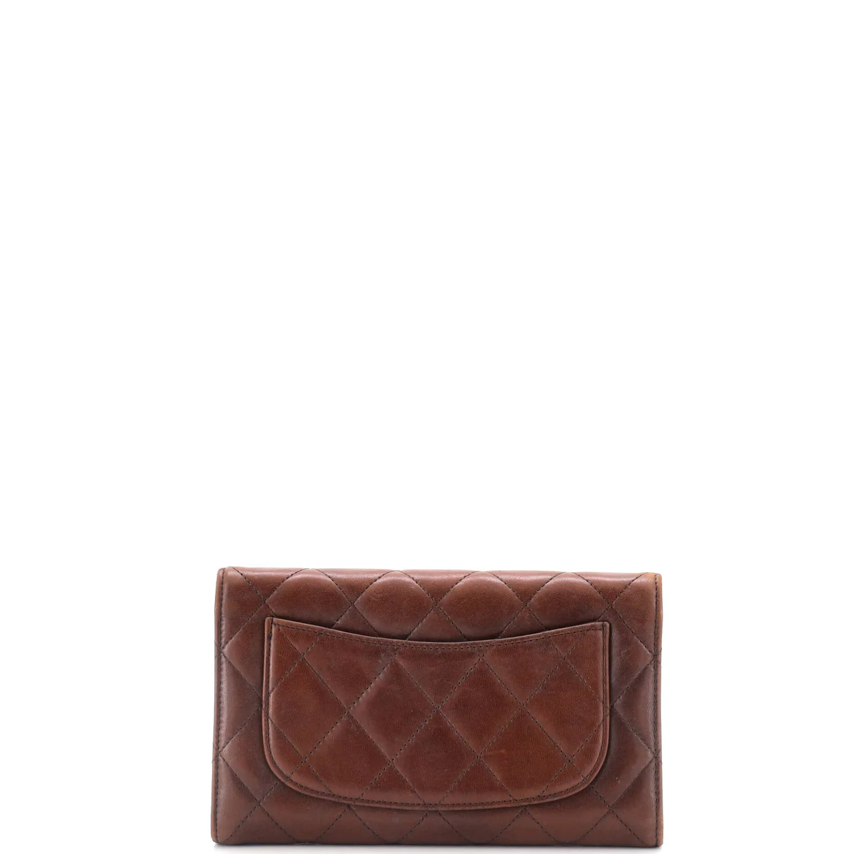 Trifold Classic Flap Wallet Quilted Lambskin - Deep Luxury