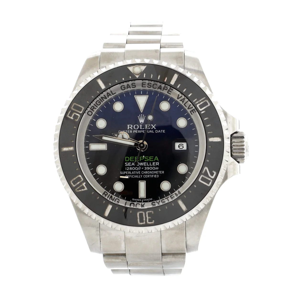Oyster Perpetual Deepsea Sea-Dweller James Cameron Automatic Watch Stainless Steel and Cerachrom 44 - Deep Luxury