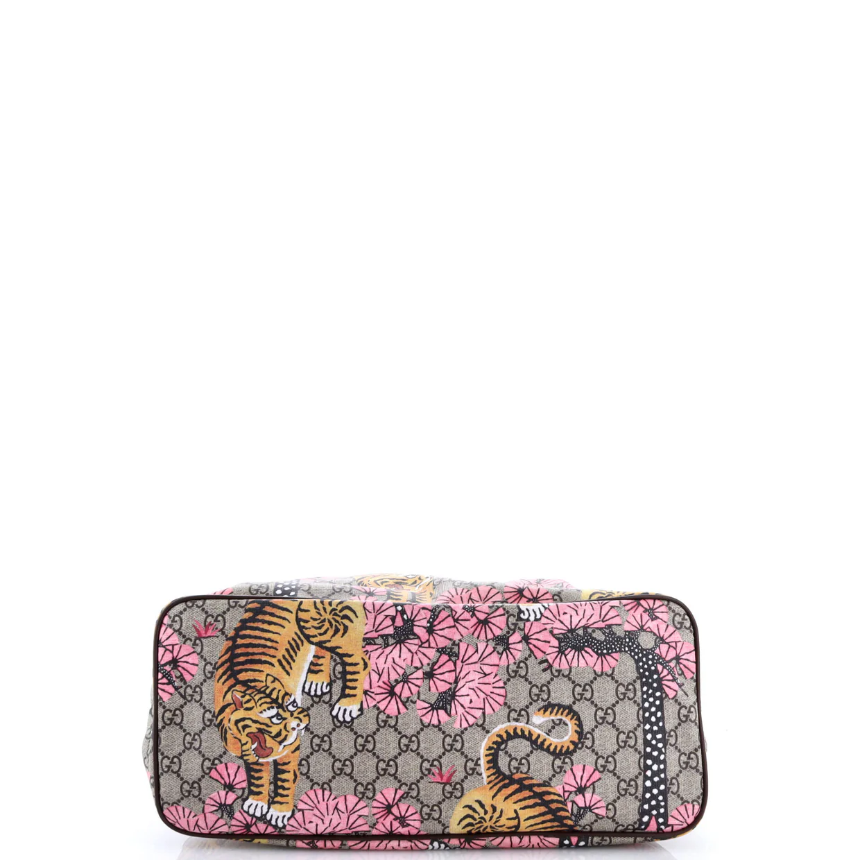 Convertible Soft Tote Bengal Print GG Coated Canvas Medium - Deep Luxury