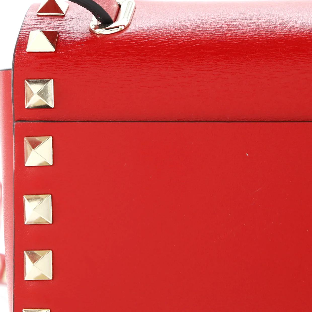 Rockstud Flip Lock Flap Bag Leather Super Mini - Deep Luxury