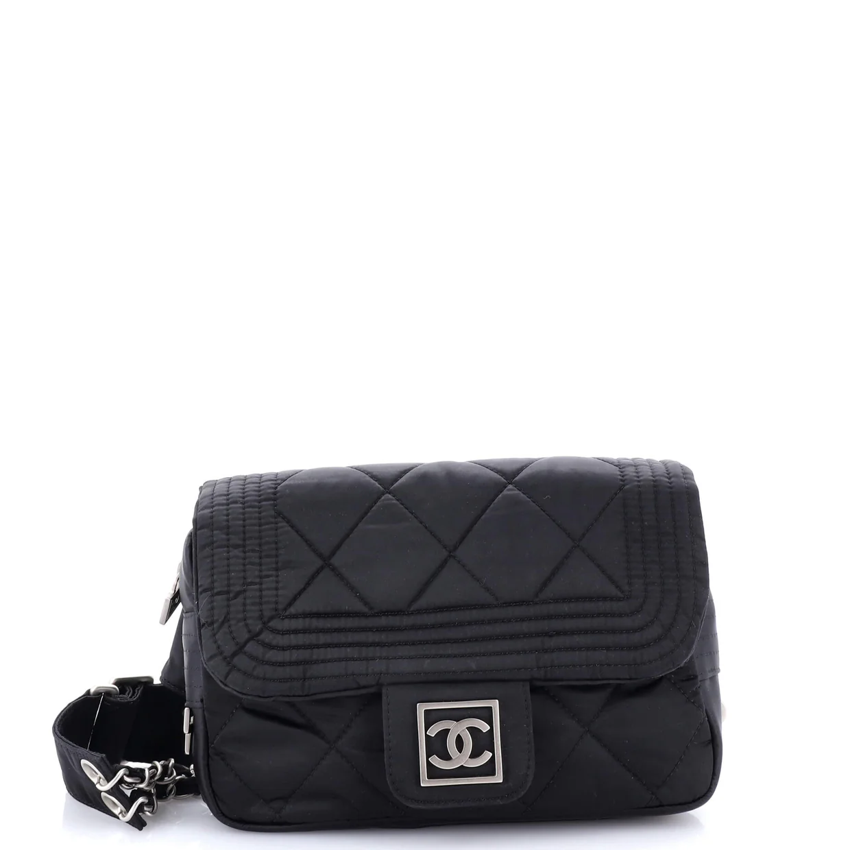 Sport Line Waist Bag Quilted Nylon - Deep Luxury
