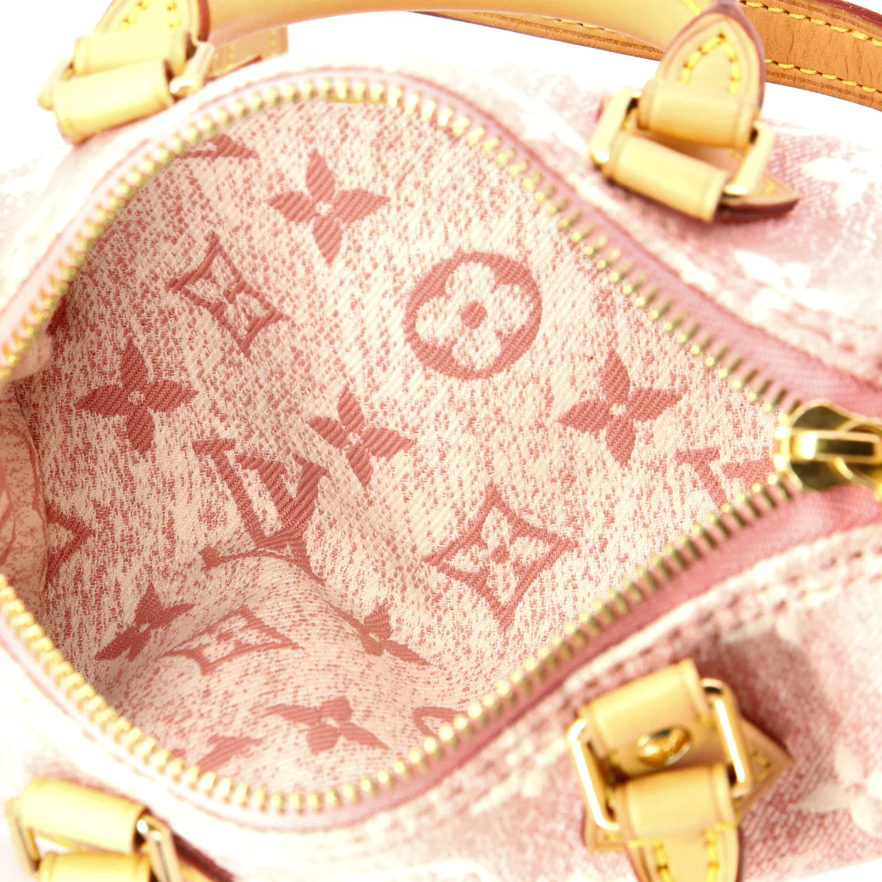 Speedy Bandouliere NM Bag Monogram Jacquard Denim Nano - Deep Luxury