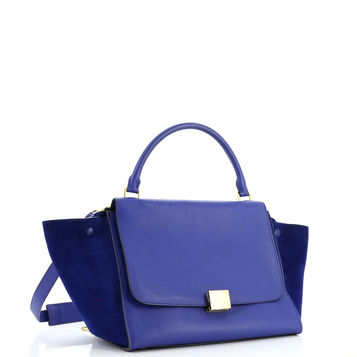 Tricolor Trapeze Bag Leather Medium - Deep Luxury