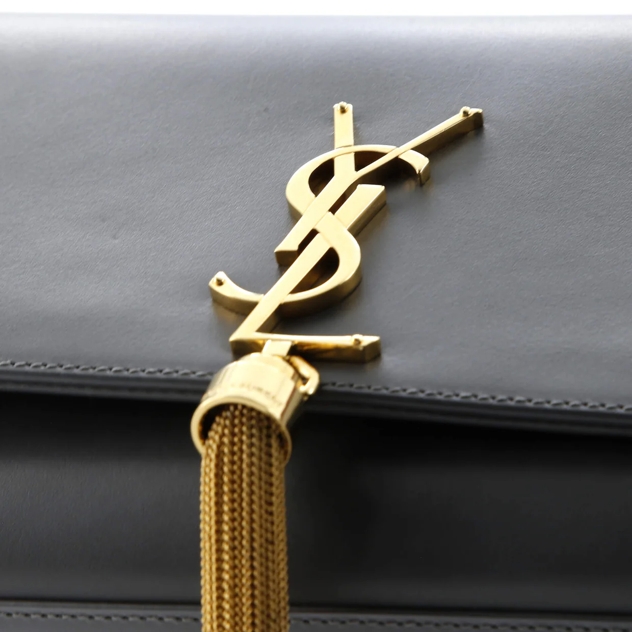 Classic Monogram Tassel Crossbody Bag Leather Medium - Deep Luxury