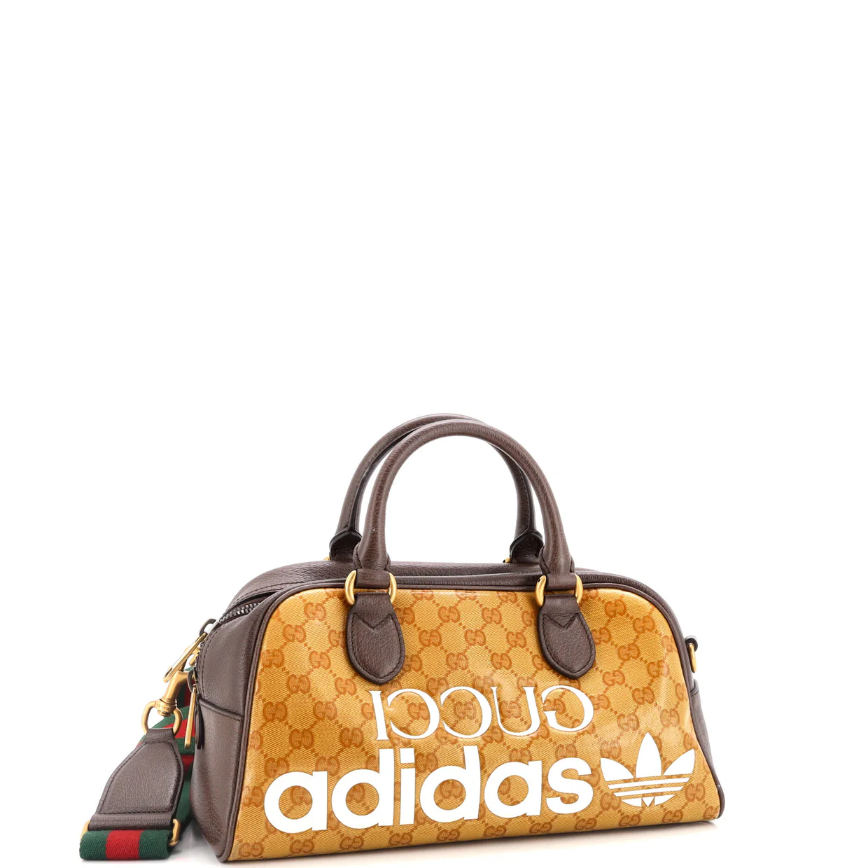 x adidas Duffle Bag GG Coated Canvas Mini - Deep Luxury
