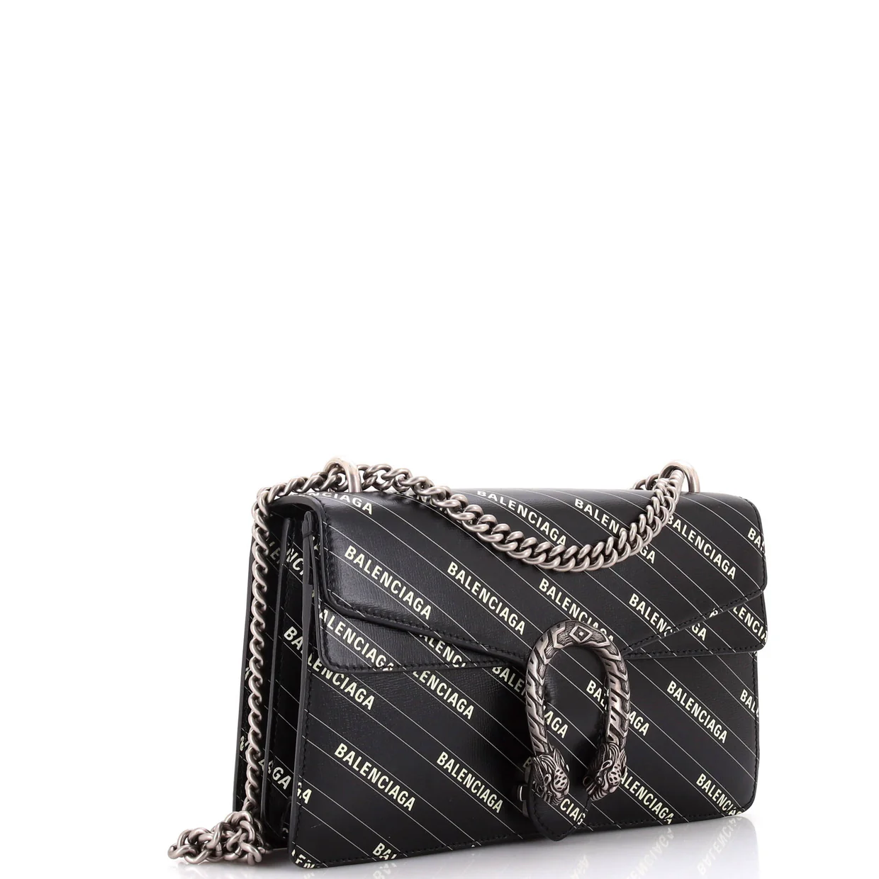 x Balenciaga The Hacker Project Dionysus Bag Logo Printed Leather Small - Deep Luxury