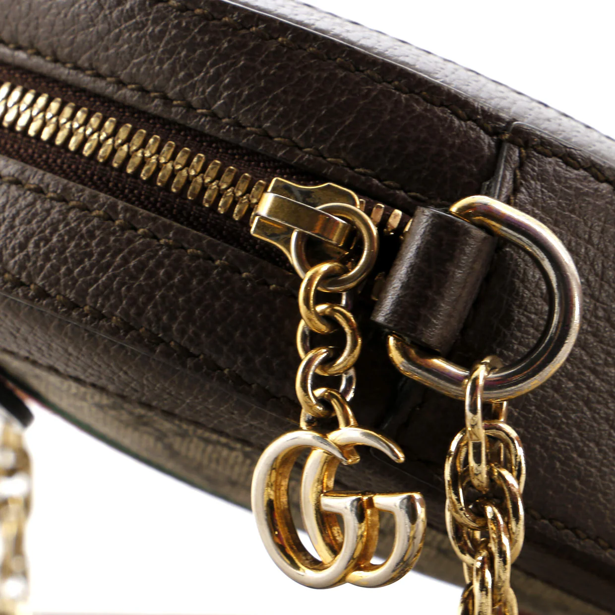 Ophidia Round Shoulder Bag GG Coated Canvas Mini - Deep Luxury