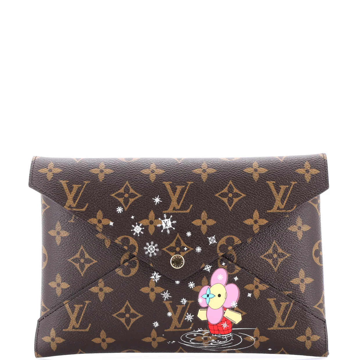 Kirigami Pochette Set Limited Edition Vivienne Xmas Monogram Canvas - Deep Luxury